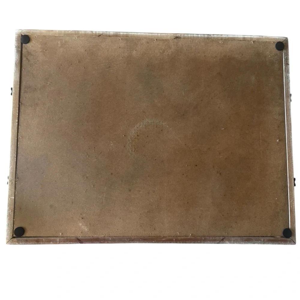 Patrina Wavy Wood Tray, 19-Inch